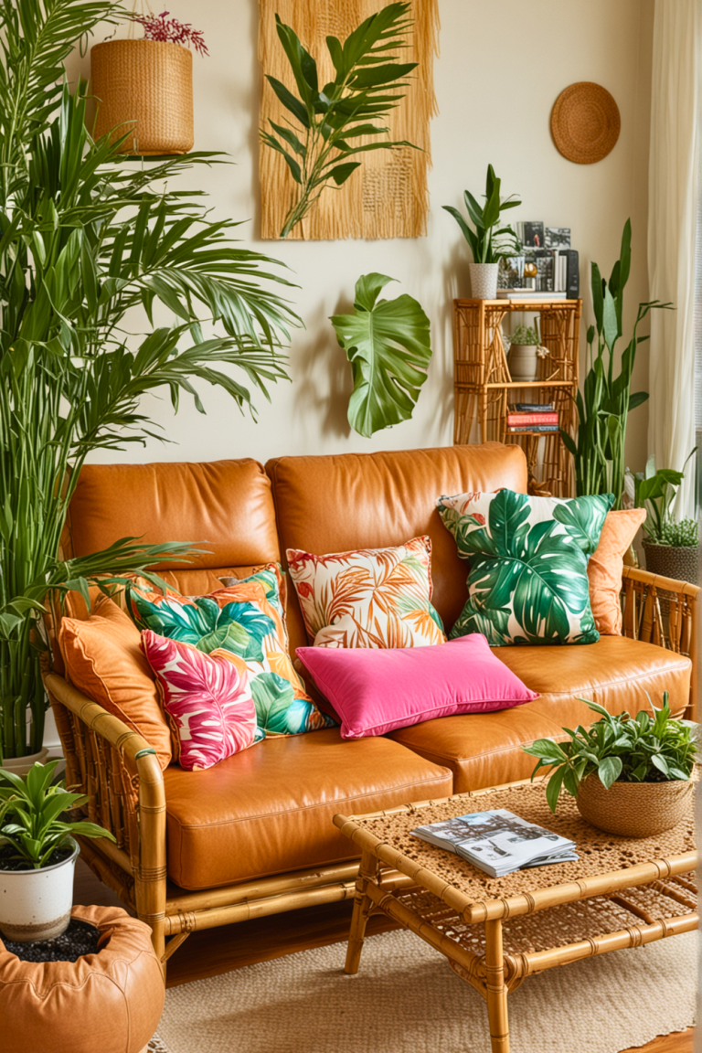 25 Tan Leather Couch Living Room Ideas – The Crafty Hacks