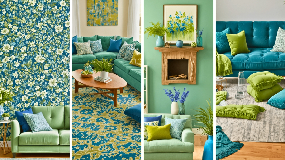 25 Blue and Green Living Room Ideas The Crafty Hacks