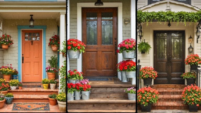How to Make Your Front Porch Pop with These 20 Flower Pot Ideas
