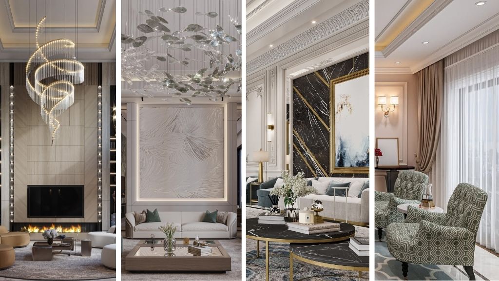 collection of four living room ideas