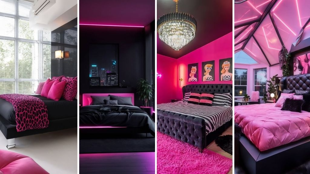 15 Stunning Black and Pink Room Decor Ideas