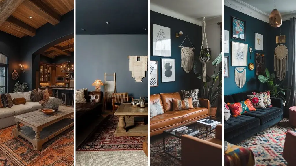 21 Stunning Dark Boho Living Room Ideas