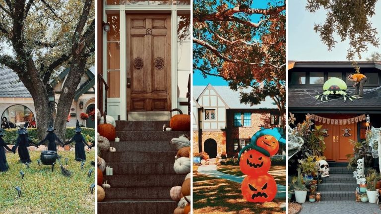 28 Spooky Outdoor Halloween Decorations
