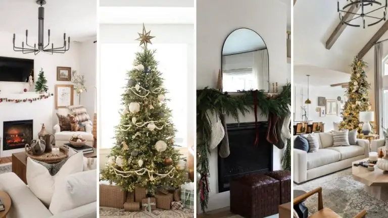 28 Stunning Christmas Living Room Decorations