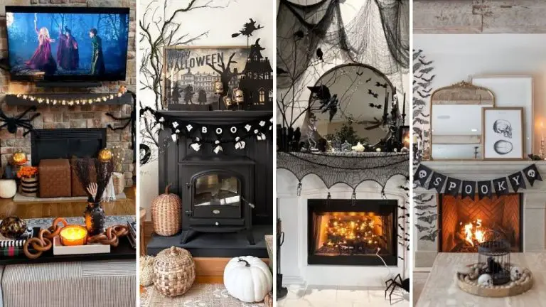 24 Soooky Halloween Fireplace Decor Ideas