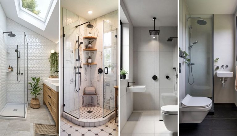 34 Clever Very Small Shower Room Ideas
