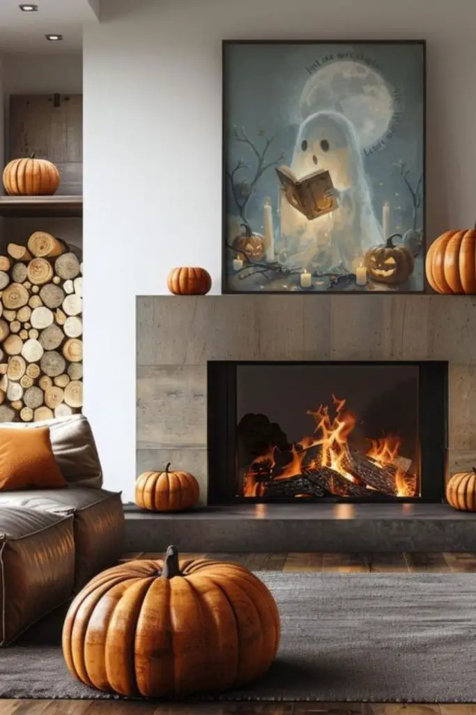 Autumn wall art captures seasonal essence.