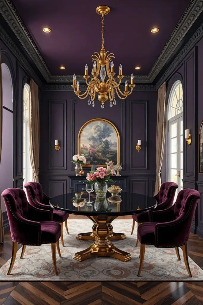 Plum oasis soft dining retreat