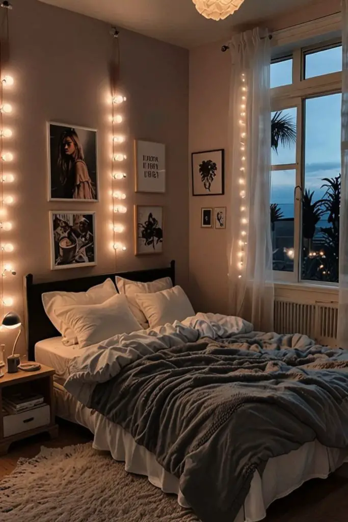 Layered lighting adding depth and warmth.