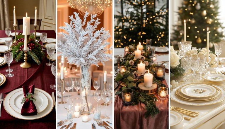 30 Stunning Winter Tablescape Ideas