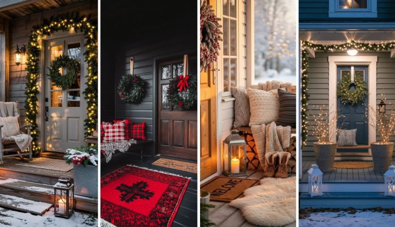 32 Gorgeous Winter Front Porch Decor Ideas