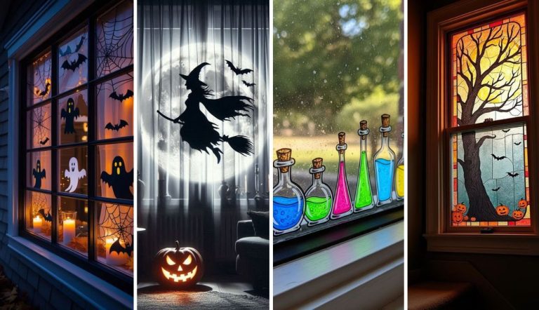 33 Easy Halloween Window Painting Ideas