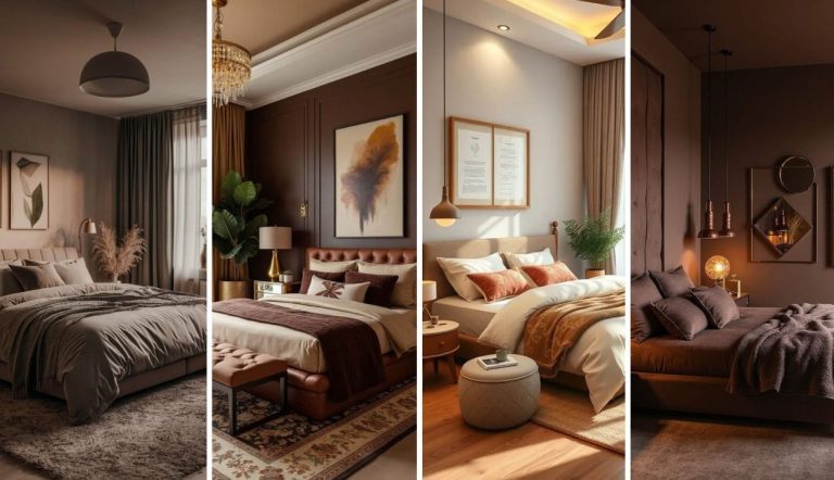34 Unique Brown Bedroom Ideas