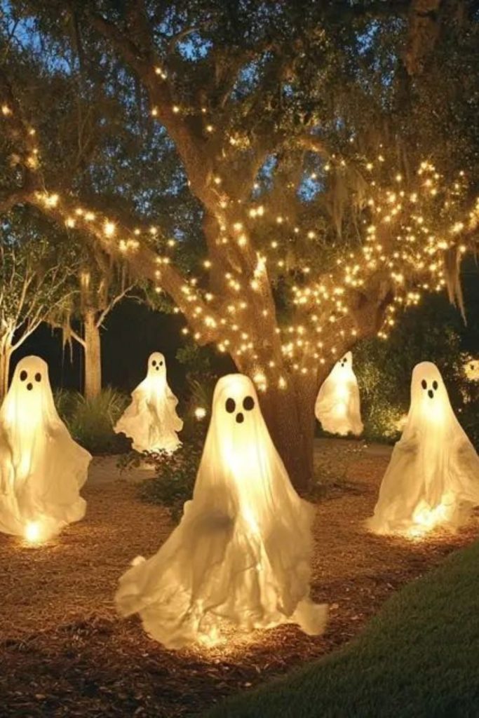 Tree with wailing banshee ghost sounds
