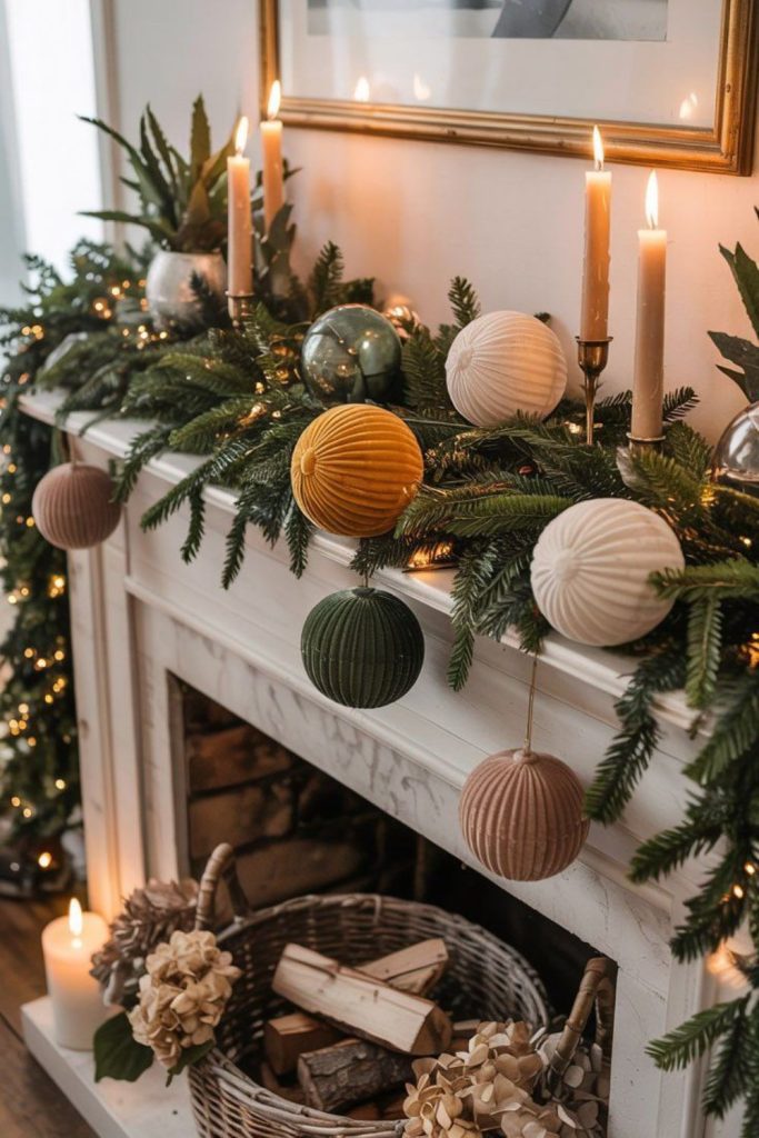 Caramel latte cozy hearth décor