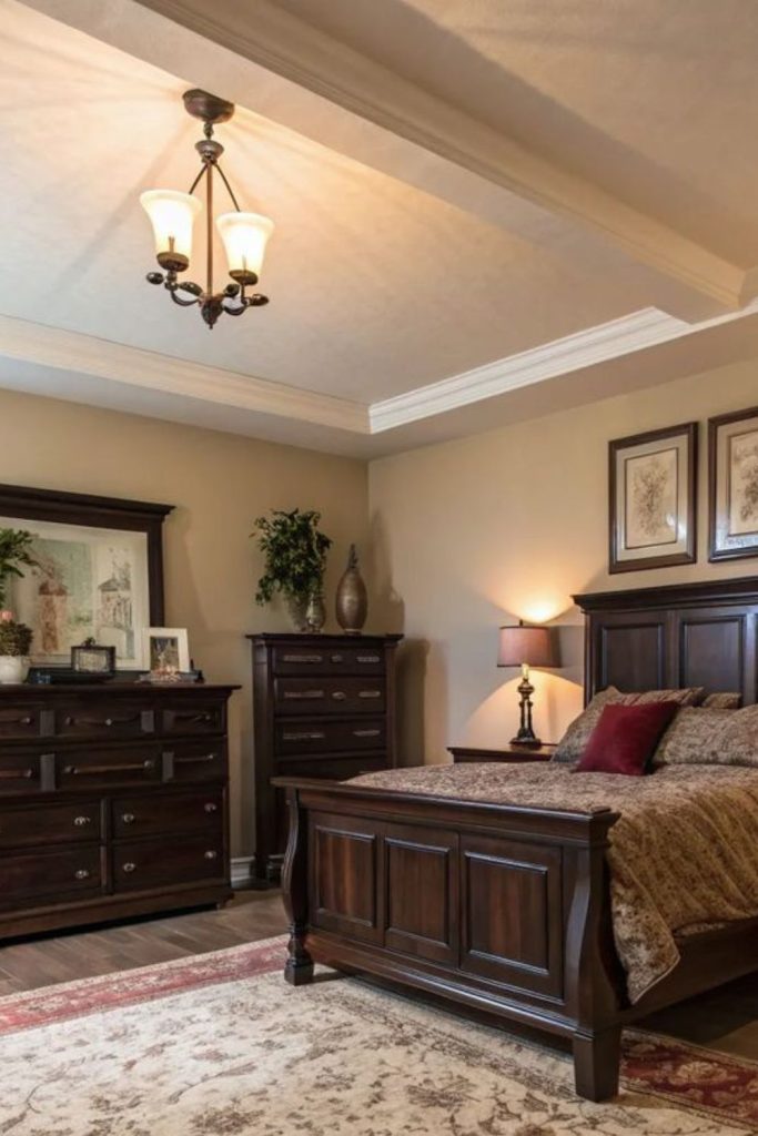 Deep chocolate drift cozy abode.