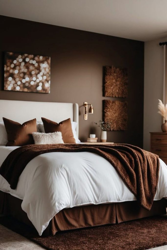 Earthy coffee grain hideaway room.