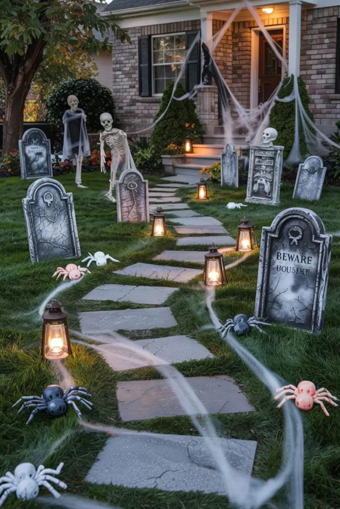 Creeping fog walkway with eerie mist