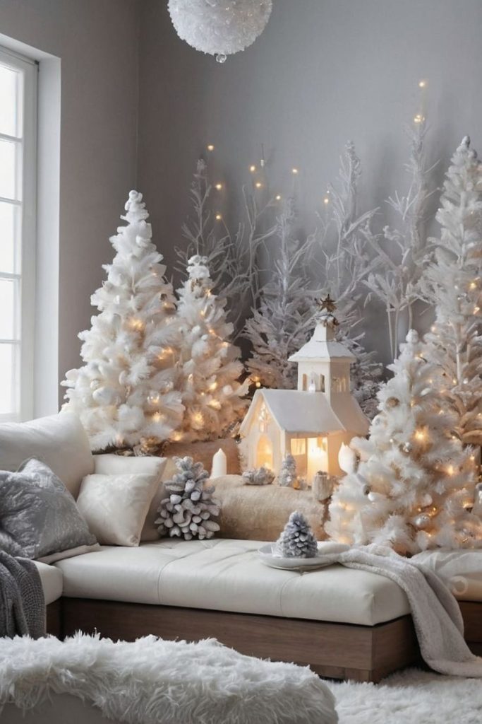 Glacial crystal minimalist winter styling