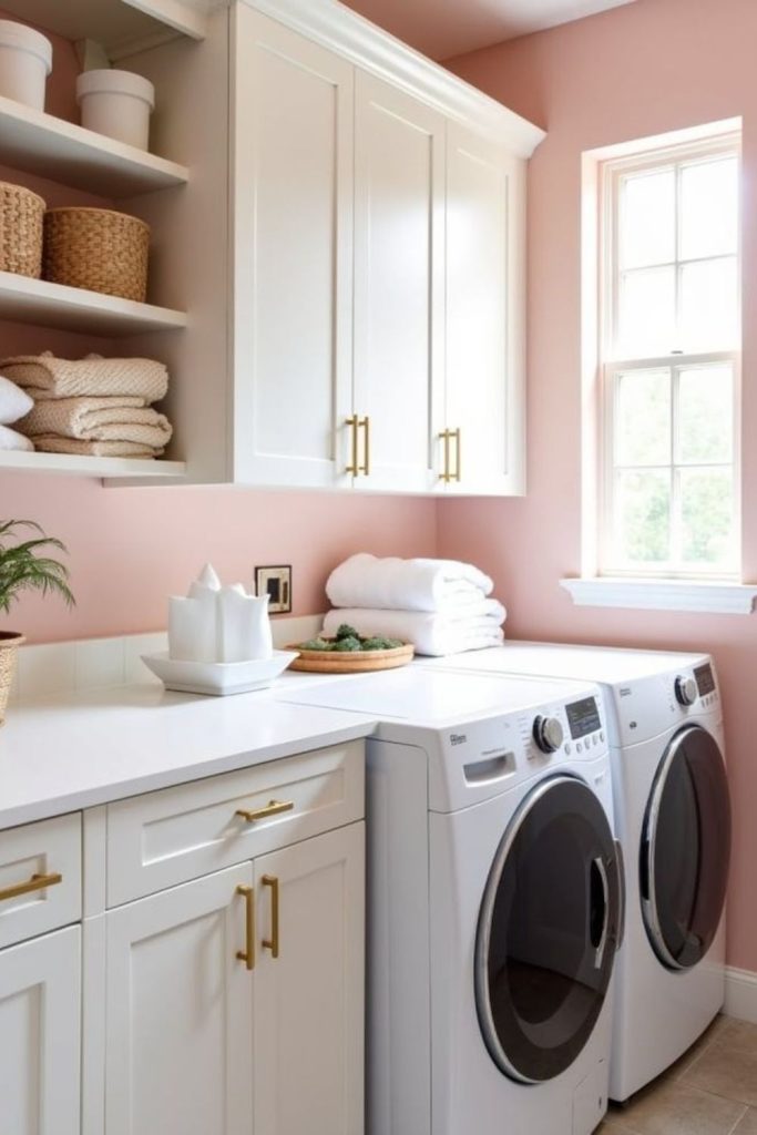 Rose blush romantic folding alcove.