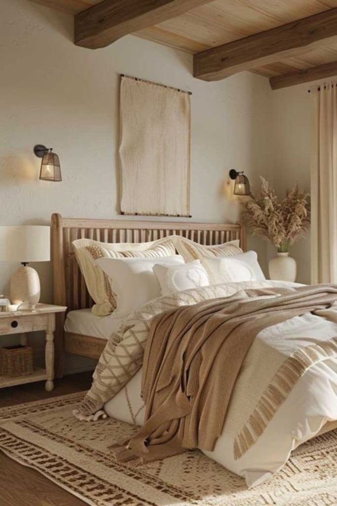 Rustic cacao retreat with handmade charm.
