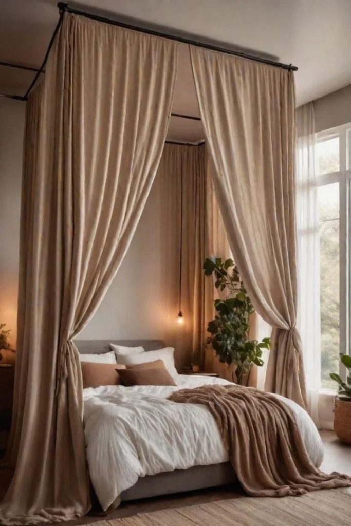 Soft smoky taupe calming haven.