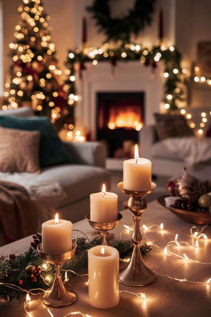 Starlit copper warm evening ambiance