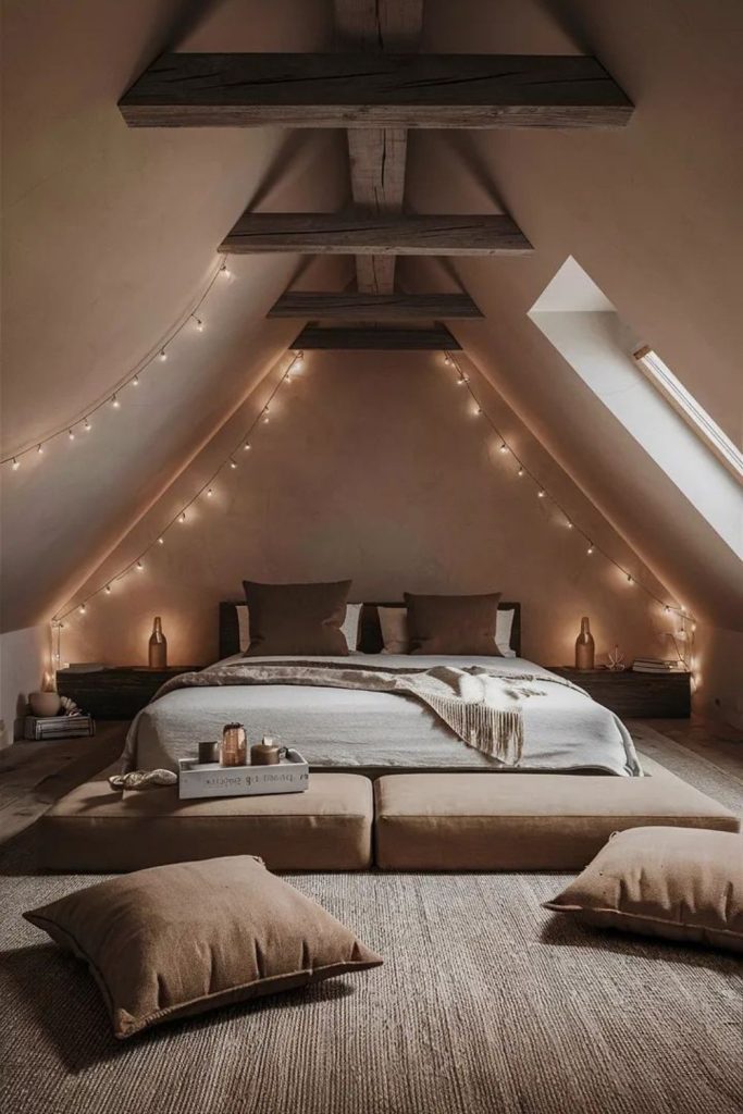 Tawny tranquil suite with warm balance.