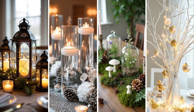 32 Winter Centerpieces for Table
