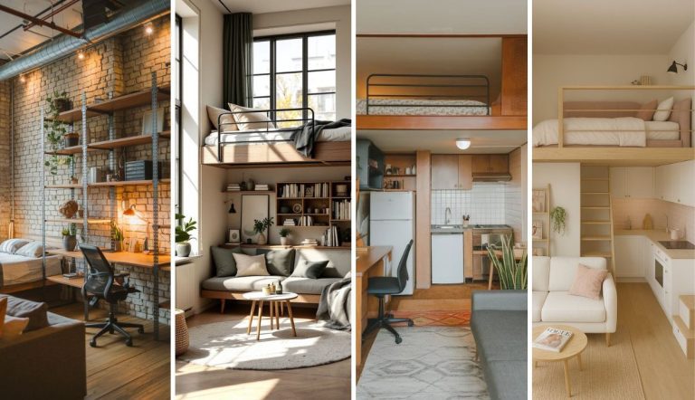 33 Clever Tiny Studio Apartment Ideas