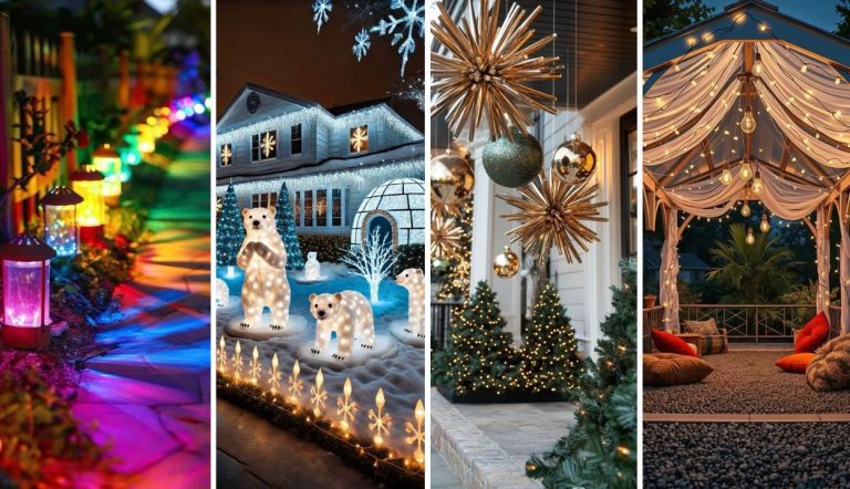 33 Outdoor Christmas Decorations Yard Ideas