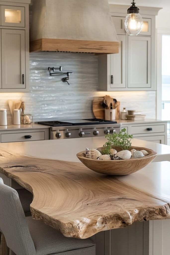 Ashroot pale kitchen with ember touches