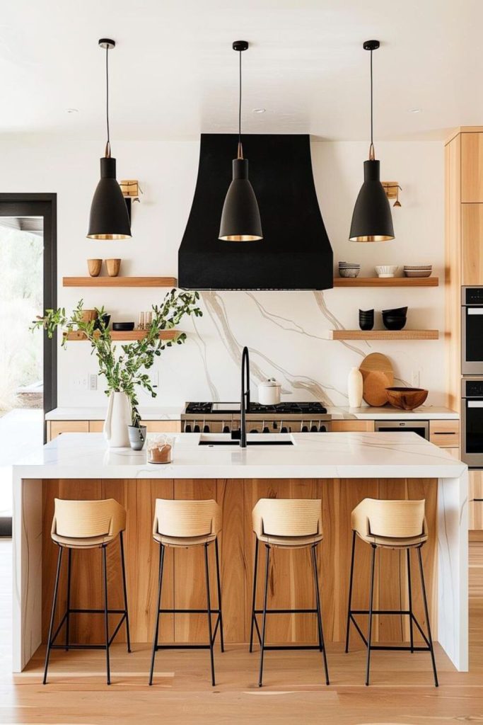 Ashveil terra kitchen with warm stone