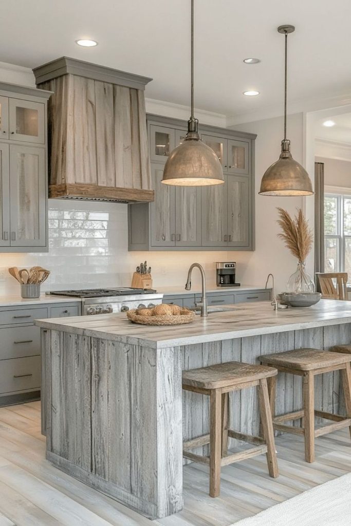 Ashwood neutral toned farmhouse kitchen.