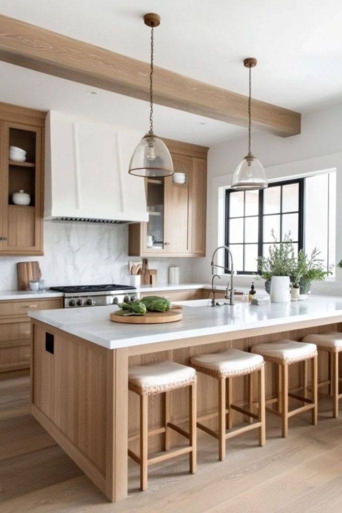 Birchwhisper kitchen with soft birch hues