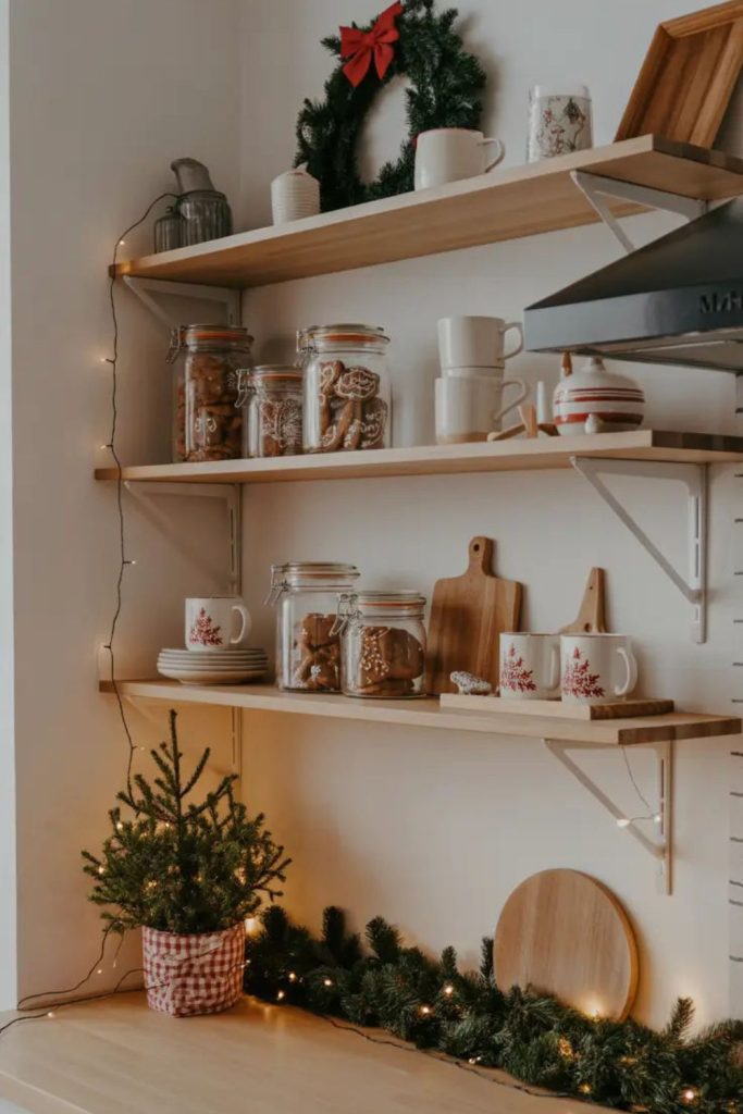 Ginger spice themed cozy kitchen.