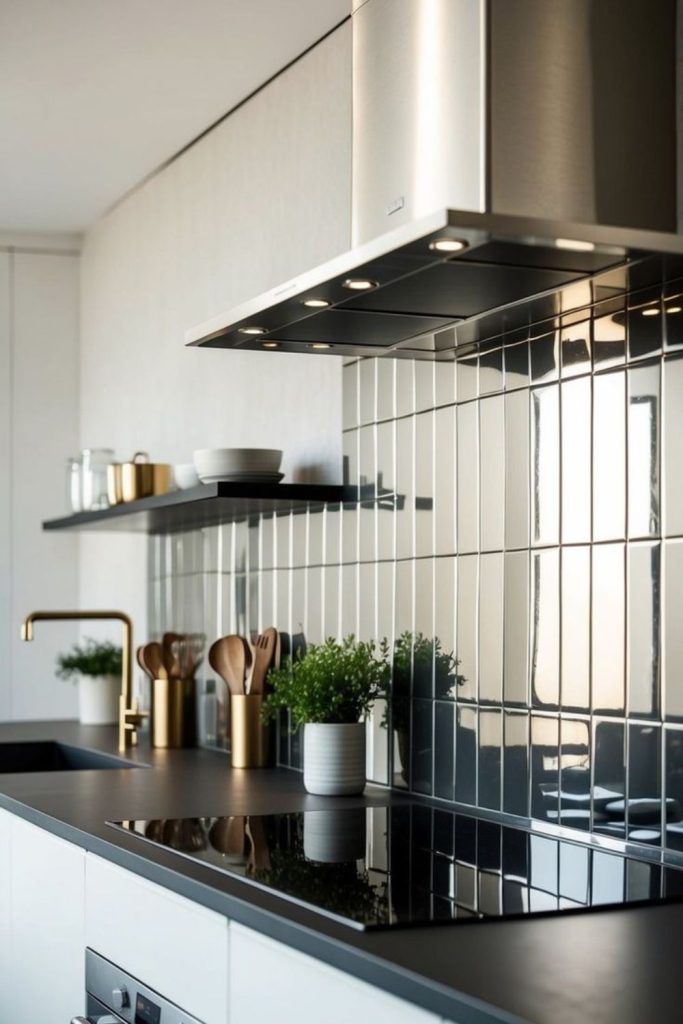 Industrial metal grids rustic urban style