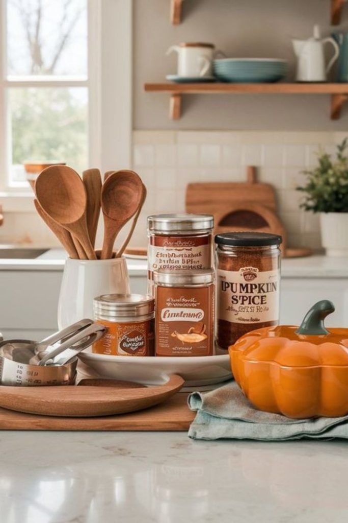 Nutmeg maple spice cozy kitchen.