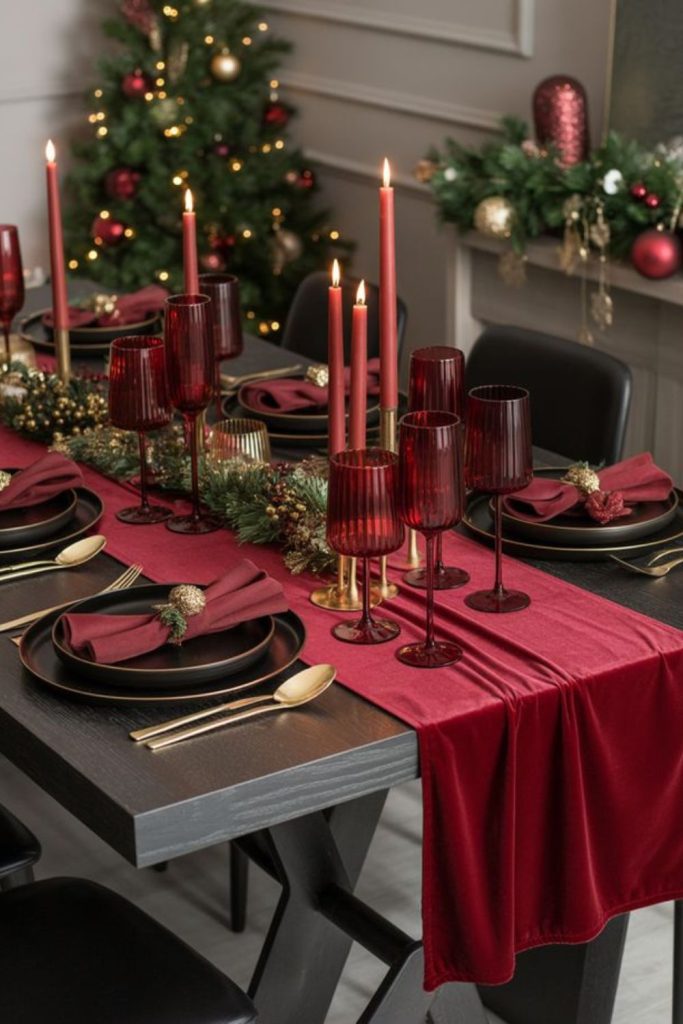 Satin ribbon napkin wraps dining accent.