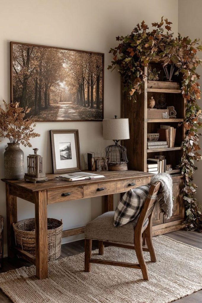 Smokewood shed style study nook