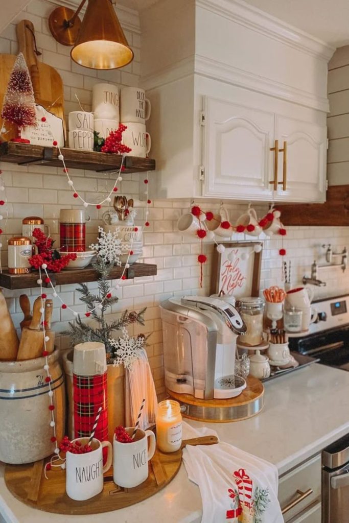 Sugar plum pastel tea nook.