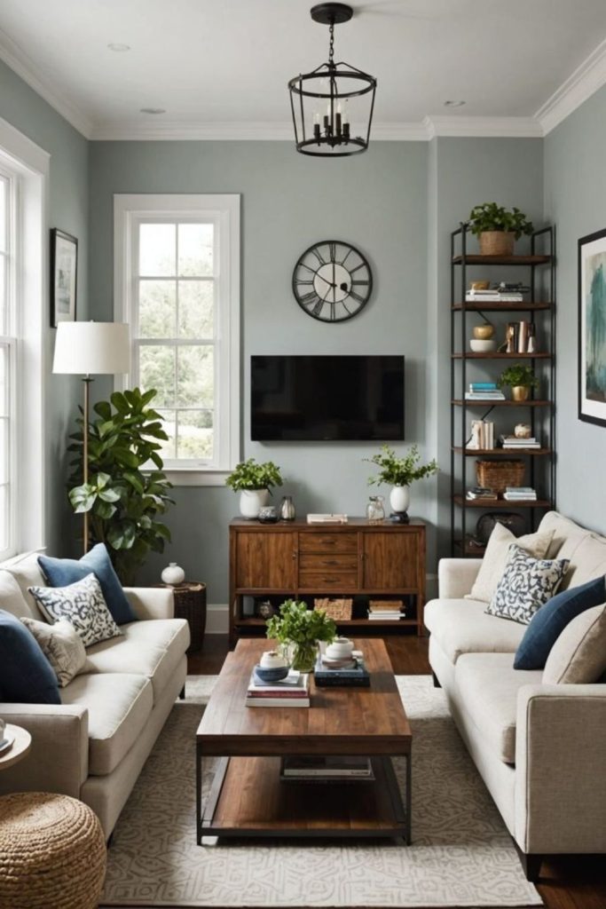 Morning light bright small lounge