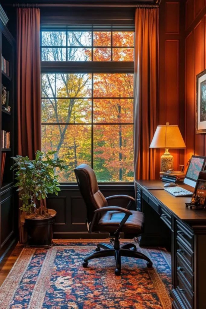 Timberframe lodge inspired work hall