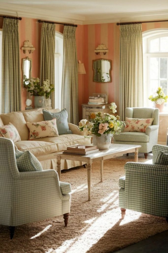 Dried flowers rustic timber seating