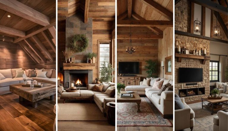32 Rustic Living Room Ideas