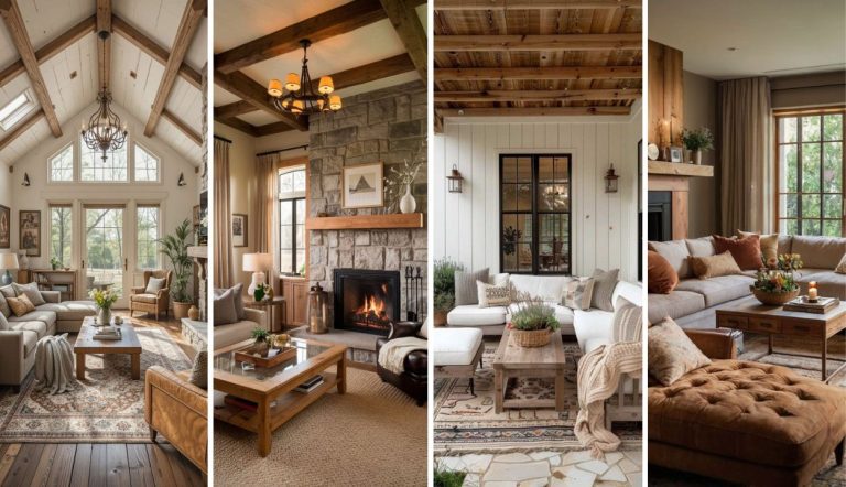 33 Beautiful Country Living Room Ideas