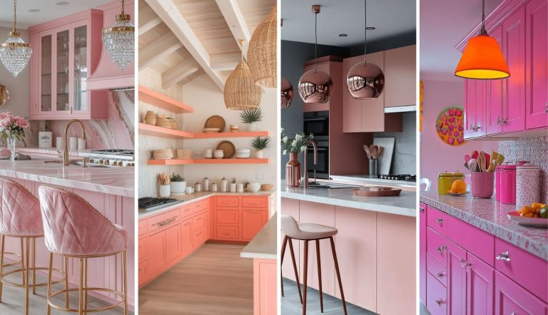 33 Refreshing Pink Kitchen Ideas