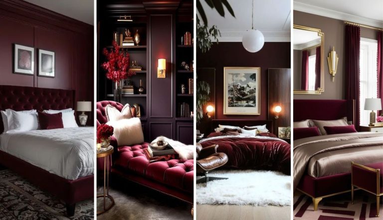 35 Beautiful Burgundy Room Ideas