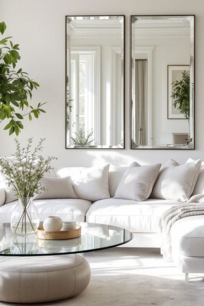 Soft fabric gentle ambient interior