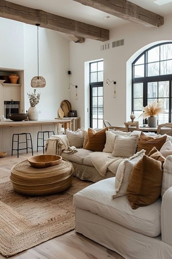 Handcrafted furniture with casual organic rhythm.